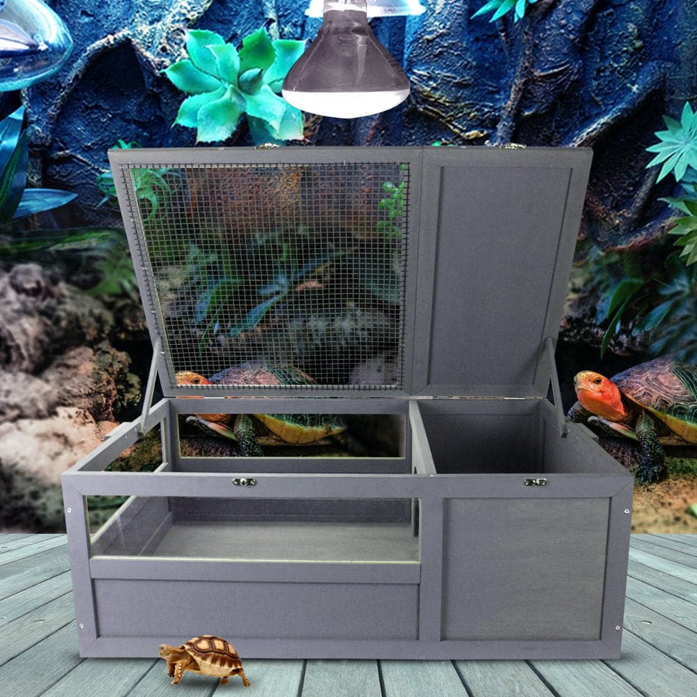 découvrez notre enclos pour tortue intérieur, conçu pour offrir un habitat sûr et confortable à votre reptile. fabriqué avec des matériaux de qualité, cet enclos stimule l'activité naturelle de votre tortue tout en facilitant son entretien. parfait pour les propriétaires soucieux du bien-être de leur animal de compagnie!